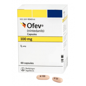 OFEV 100 MG ( NINTEDANIB ) 60 CAPSULES